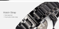 Reloj De Pulsera Deportivo Para Hombre SINOBI Lujo Acero Inoxidable Impermeable Cronógrafo Luminoso Calendario Completo Resistente Al Choque Montre Homme - details 22