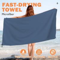 Toalla De Playa Microfibra 3PCS Secado Rápido Conjunto De Toallas Para Viaje Camping Playa Gimnasio Deportes Yoga Tamaño 1 - details 1