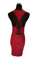 VESTIDO ROJO ROPA MUJER VESTIDOS MARCA GENERICA - details 3