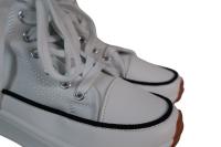 Everlyx - Zapatillas blancas de lona con plataforma - Mujer - 878 - details 1