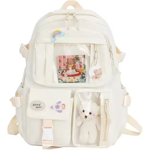 Mochipa Kawaii with Colgante, Mochipa with Accesorios de Oso Lindo de Gran Capacidad PARA LA Escuela Mochipa with multiples - 1