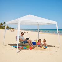 Carpa Cenador 3x3m Plegable Impermeable Blanca | Montaje Rápido sin Herramientas | Exterior Jardín, Playa, Camping y Eventos - details 2
