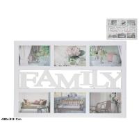 Gissed-Collage de Fotos con Marco “FAMILY” – Ideal para Decorar el Hogar - details 0