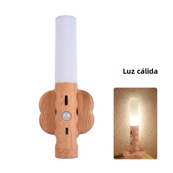 Lámpara Magnética De Pared LED USB Tipo-C Luz De Armario Para Cocina Escalera Luz De Mesa Lámpara De Noche Para Cama Iluminación Doméstica - 1