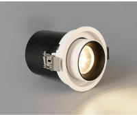 Spot Light LED Recortable 7W 12W En Forma Redonda De Aluminio Para Techo Con Ángulo Ajustable COB Para Iluminación Interior En Habitaciones - details 4