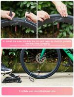 Ridenow 1Pcs Tubo De Bicicleta De Aluminio Super Ligero 700C Para Rueda De Carretera TPU Largo 65-85mm FV Super Ligero - details 13