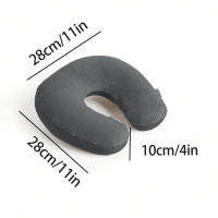 Almohada De Viaje En U Para El Cuello Almohada De Avión Para Dormir Rectangular De Poliéster 100% Recubrimiento De Espuma - details 1