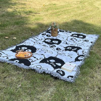 Carpet Bohemio Para Picnic Alfombra De Playa Portátil Para Camping Y Uso Doméstico Tapete De Sofá Tejido Poliéster 100% - details 12
