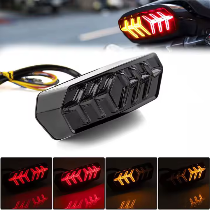 Luces Traseras LED Integradas Para Motocicleta Universal Ajuste Para Honda MSX/GROM125 Focos De Señal De Giro Y Freno - 1