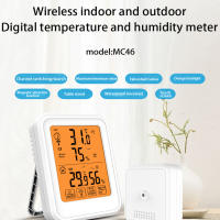 Medidor De Temperatura Y Humedad Digital Inalámbrico Para Interior Y Exterior Fácil De Colgar Y Elegir Adecuado Para El Uso Doméstico - details 0