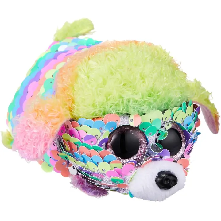 Ty Rainbow -  Caniche de lentejuelas -  Multicolore - Perfecto para regalos lindos y divertidos - Coleccionable -  Edad recomendada mayores de 3 años. - 1