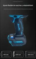 Llave de Impacto Eléctrica sin Escobillas 500Nm - Herramienta Profesional con Batería de Litio, Alta Torque para Talleres y Uso Industrial - details 8