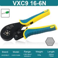 Kit De Herramienta De Crimpado De Ferrules De Cable Herramienta De Crimpado De Conectores De Ferrules De Cable Kit De Pinzas De Crimpado Hexagonal (0.08-16mm²/AWG28-5) Para Ferrules De Cable - details 0