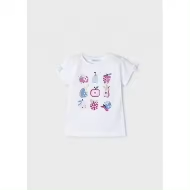 Picotiños - Camiseta Manga Corta Frutas Mayoral Niña - 1
