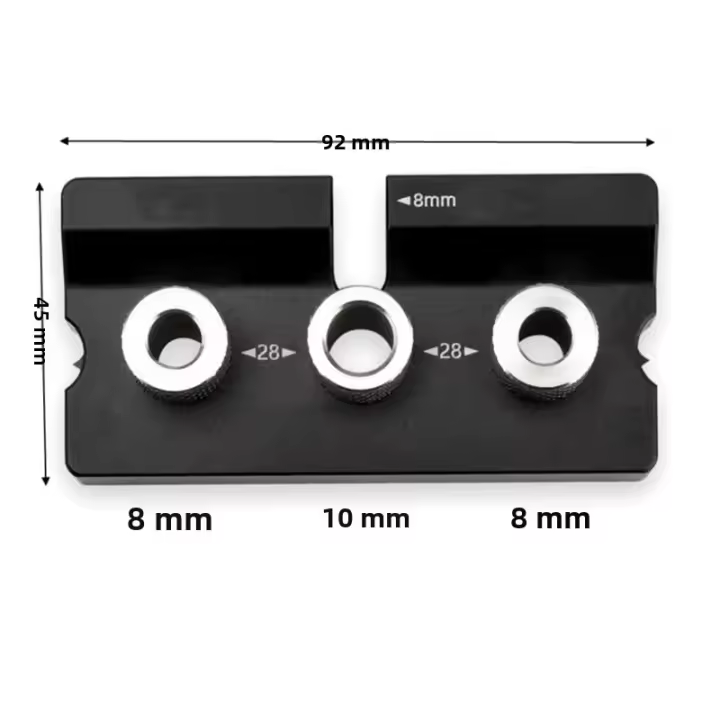 Kit De Juego De Precisión Para Taladro De Agujeros De Madera 3 En 1 Guía Para Taladro De Camas De Juego Herramienta De Carpintería Para Trabajos DIY - 1