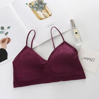 Sujetador Deportivo Para Mujer Secado Rápido Elasticidad Con Almohadillas Para Gimnasio Correr Yoga Fitness Transpirable Tops De Color Sólido - details 17