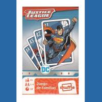 Cartamundi Justice League Liga de la justicia Mini Baraja infantil de 32 cartas Cuartetos Juego de Familias con diferentes héroes de DC Cómics Superman Aquaman Wonder woman Linterna verde Cyborg Batman The Flash - details 1