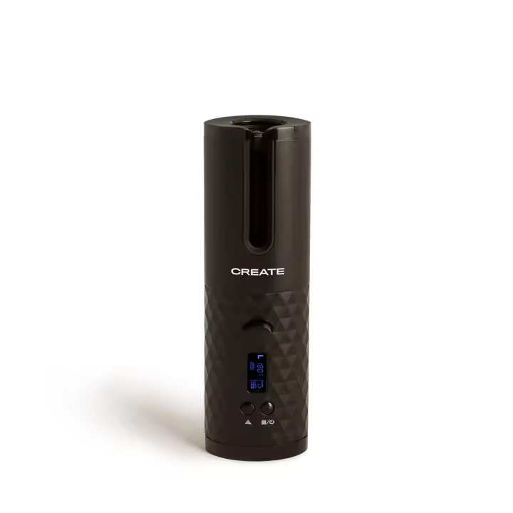 CREATE  -Rizador de pelo portátil inalámbrico , 5 niveles de temperatura, 5 velocidades, USB - CURLER TOURMALINE - 1