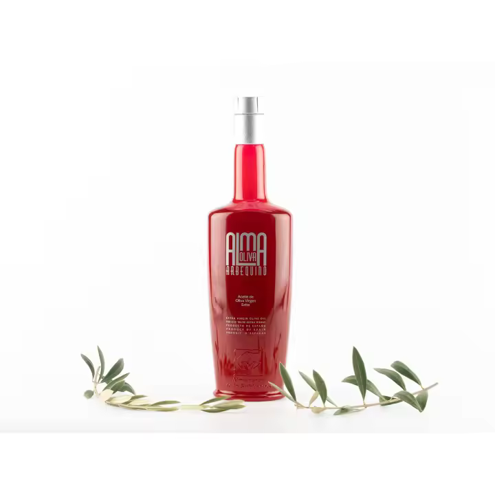 ALMAOLIVA Aceite de Oliva Virgen Extra Arbequina, Cordoba Sierra de la Subbética, Premio Mejor Aove Expoliva Nacional, Sabor Frutado Dulce Medio 500 ml - 1
