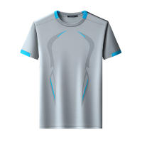 Camiseta De Fitness Verano Para Hombres Transpirable Secado Rápido Camiseta De Entrenamiento Ligera Para Gimnasio Tops Casual - details 1