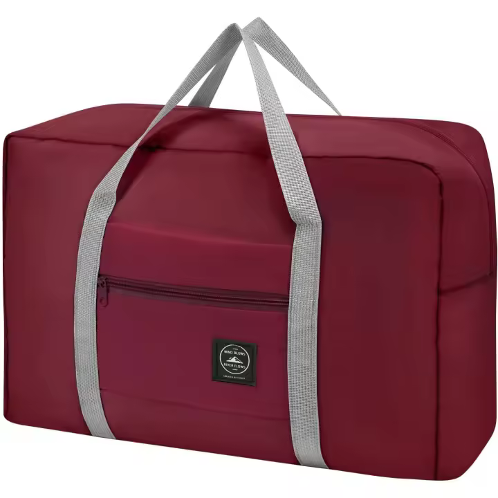 Bolsa de Viaje de Gran Capacidad, Bolsa de Gimnasio, Bolsa de Lona Impermeable Ligera de Tela Oxford - 1