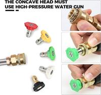 Juego De Tornillos Para Lavadora De Presión Con Soporte De Boquilla 5 O 7 Grados Kit De Lavado a Frotar 4000 PSI Conexión Rápida 1/4 Pulgada - details 3