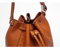 Bolso De Hombro Para Mujer CH Gran Capacidad Y Versatilidad Con Diseño De Cordón Minimalista Color Sólido Moda Bolsa De PU Con Lining De Poliéster - details 17