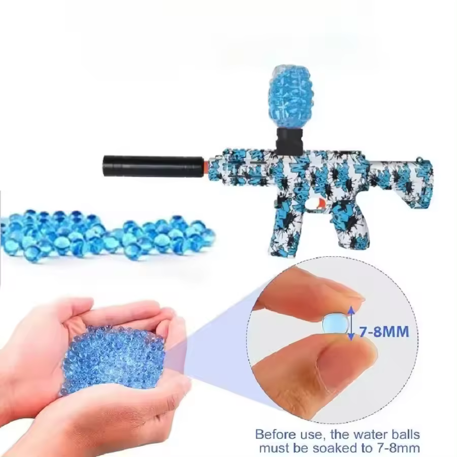 Brinquedo De Arma Elétrica Com Bola De Hidrogel Para Crianças Presente Ideal Para Halloween Festas De Aniversário Dia Das Crianças - details 6