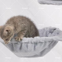 Marco de escalada para gatos gris, plataforma de salto para gatos, torre para gatos, columna para gatos integrada sin ocupación, columna de sisal gruesa, juguete para gatos, 55 x 35 x 72 cm - details 3