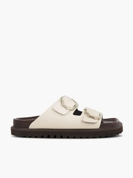 Genuins Galia Embossed Mujer - Sandalias planas de vestir - Calzado Eco Extracómodo - 1