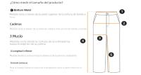 Pantalones De Cargo Para Hombre Con Diseño De Cintura Media Y Cuerda Estilizada Trousers Poliéster Térmicos Para Citas Con Bolsillos - details 0