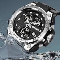 Reloj analógico digital, reloj resistente a golpes para hombre, reloj digital con alarma multifunción, reloj deportivo LED con manecillas luminosas. - details 0