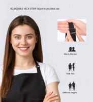 Delantal Ajustable De Algodón Impermeable Para El Hogar Con Hebilla Para Café Y Restaurante Occidental Sin Mangas Estilo Coreano - details 2