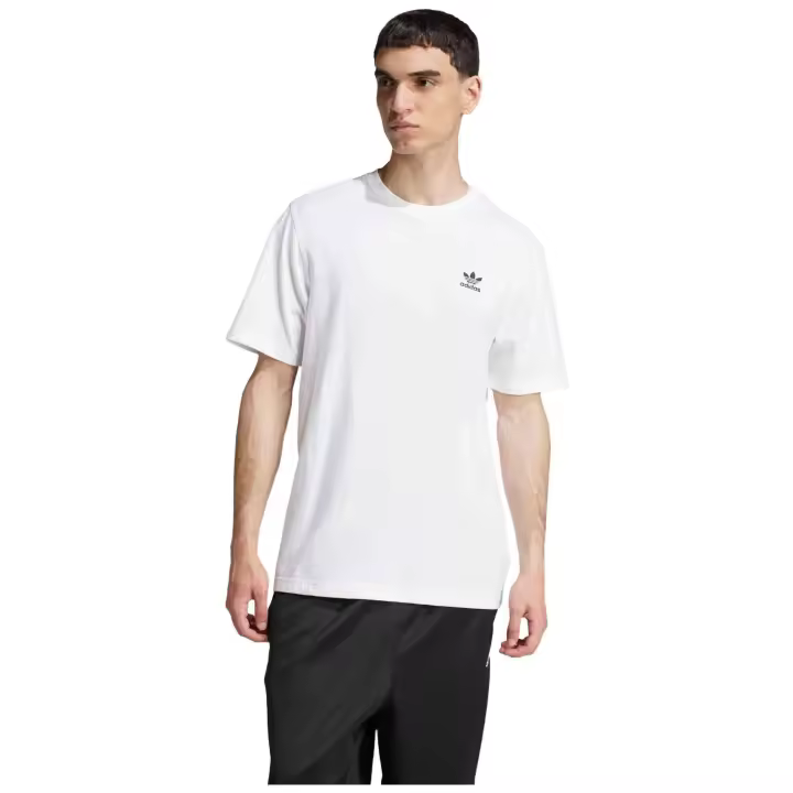 Camiseta de Manga Corta Adidas Trefoil para hombre en color blanco - 1