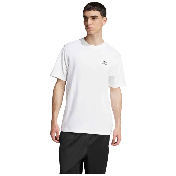 Camiseta de Manga Corta Adidas Trefoil para hombre en color blanco - 1