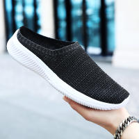 Zapatos Casuales De Malla Para Hombre Verano Transpirables Media Zapatos Comodidad Interior Exterior Parejas Moda Planos Antideslizantes Tamaño True Fit - details 18