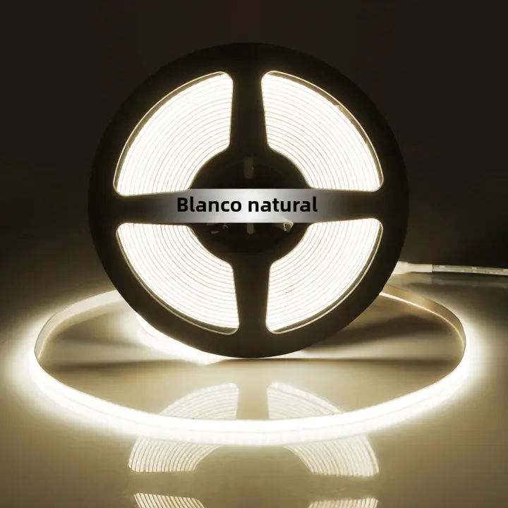 Tiras De LED COB Alta Brillante 10m/5m/1m 24V DC 320LEDs/M Flexibles Para Decoración De Paredes Y Habitaciones Regulables - 1