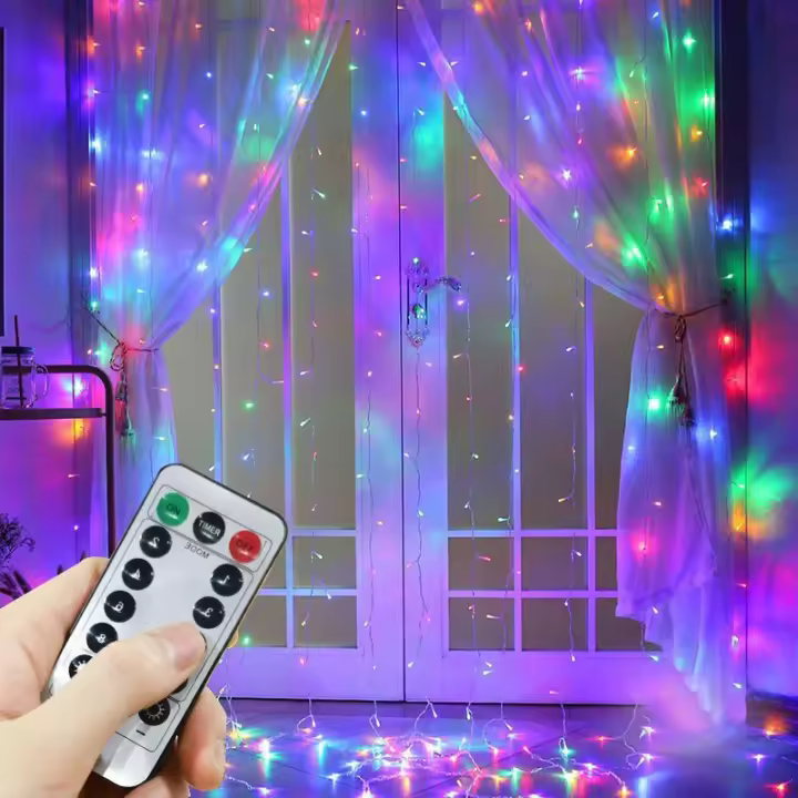 3M Cortina De Luces LED USB Para Decoración De Navidad Y Ramadan Adorno Festivo Para Árbol De Navidad Y Dormitorio Estilo Aestético - 1