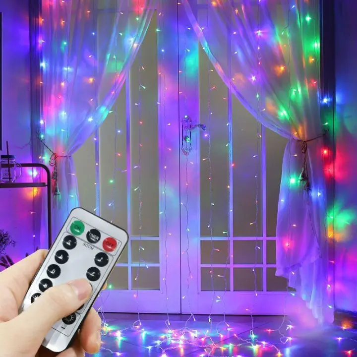 3M Cortina De Luces LED USB Para Decoración De Navidad Y Ramadan Adorno Festivo Para Árbol De Navidad Y Dormitorio Estilo Aestético - 1