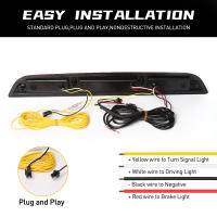 Luz De Freno Adicional LED Para Ford F150 2015-2022 F250 F350 F450 Ranger 2019-2021 Lámpara De Advertencia Trasera De Coche - details 0