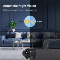 Cámara Mini 1080P HD Para Seguridad Interior Con Visión Nocturna Monitor De Bebé WiFi IP Grabadora De Audio Y Video - details 2