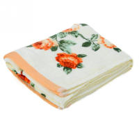 Toalla De Rociador De Algodón 100% Con Estampado De Peonía Secado Rápido Para Baño Toalla De Cara Hogar Hotel Tejido Rectangular - details 2
