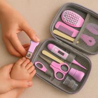 BATHBY Kit de Cuidado e Higiene para Bebé, Estuche Portátil, Cepillo, Tijeras, Lima, Cortauñas, Termómetro, Aspirador Nasal - details 2