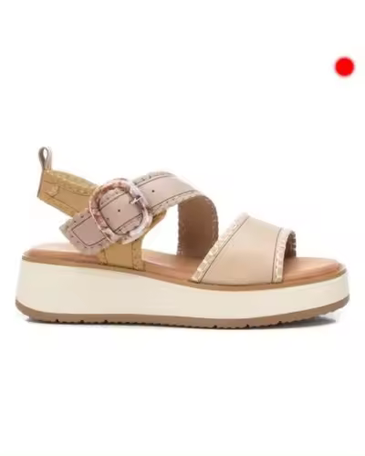 Sandalia de plataforma  Carmela color beige - 1