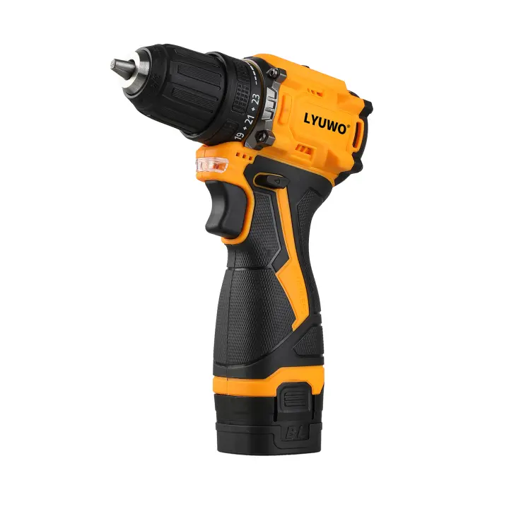 LYUWO Taladro Eléctrico Recargable De 16.8V Sin Escobillas Multifuncional Para El Hogar Con Velocidad Variable Herramienta De Pistola Para Madera Piedra Acero Y Ladrillo - 1