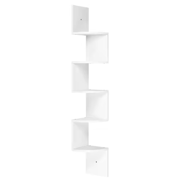 T-Lovendo ESTANTERIA ESQUINA AM-WWL05-WHITE Blanca - 1