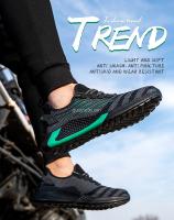 Zapatos De Seguridad Para Hombre Indestructibles Antipinchazos Suela De Goma Mesh Transpirable Botas De Trabajo Ligeros Para Adultos - details 5
