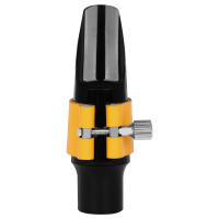 Clip De Labio Para Saxofón Soprano/Tenor/Alto Ajuste Rápido Y Fácil Color Rojo/Azul/Negro/Amarillo Pieza De Repuesto Para Saxofón Material De Cuero Y Acero Inoxidable Platinado - details 7