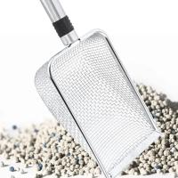 Escobilla De Arena Para Gatos De Acero Inoxidable Con Diseño De Agujeros Finos Herramienta Para Limpieza De Orina De Perros Y Conejos - details 1