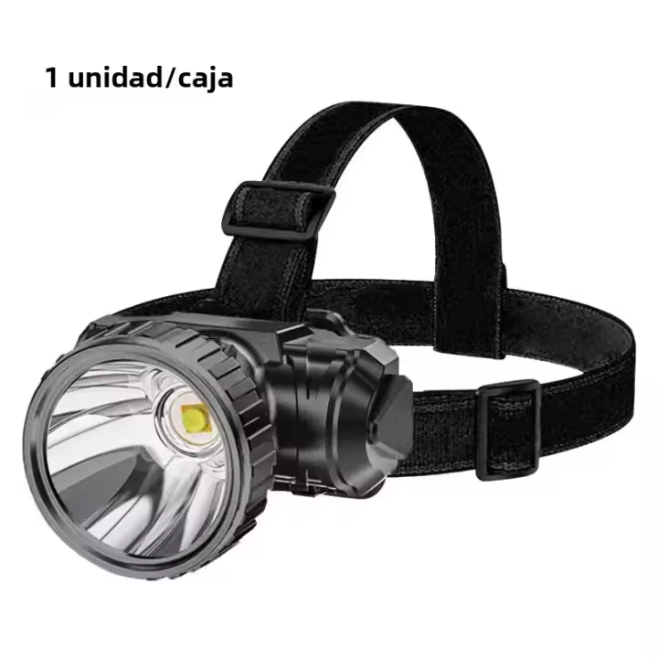 Luz De Pesca LED Fuerte Con Cinco Cabezas Impermeable Recargable Por USB Luz De Mano Ultra Brillante Para Exteriores - 1